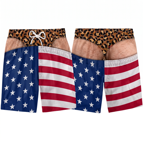 CheekWear Hairy Butt Swim Shorts